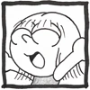 Drawing of my cartoon character Alice Fay.